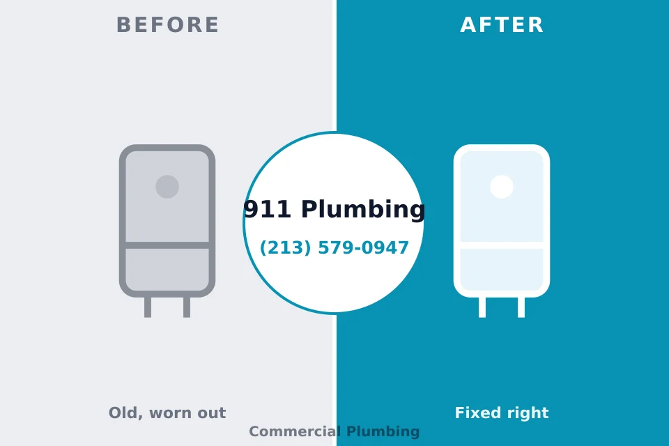 Before and after: plumbing repair Upper Fruitland, NM
